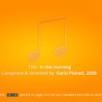 In the morning